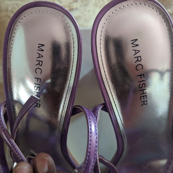 Marc Fisher skinny strappy heels - Picture 5 of 7